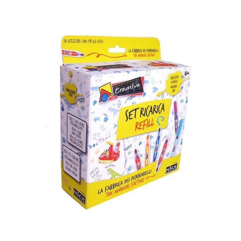 CREATIVE KIDS FABBRICA PENNARELLI REFILL 17X20.5X6CM 6+ANNI EAN 8056779470010 INGROSSO GIOCHI CREATIVI