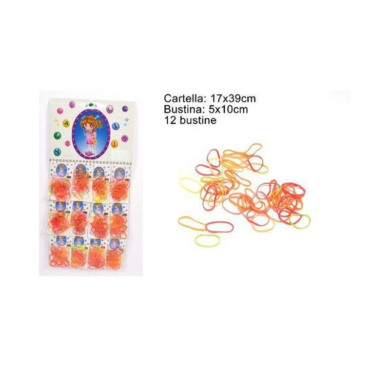 BUSTINA ELASTICI CARTELLA DA 12PZ EAN 8034048137383 INGROSSO GIOCHI DA EDICOLA