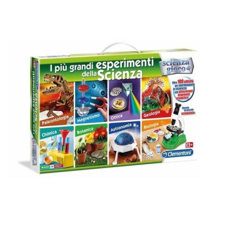 I PIU GRANDI ESPERIMENTI DELLA SCIENZA 8+ANNI - 66.5X40X7.5CM EAN 8005125139620 INGROSSO SCIENZA E GIOCO CLEMENTONI