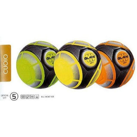 PALLONE CALCIO BLADE MISURA 5 CUOIO SINTETICO CUCITO 3 MODELLI EAN 8005586199201 INGROSSO PALLONI CALCIO E VOLLEY