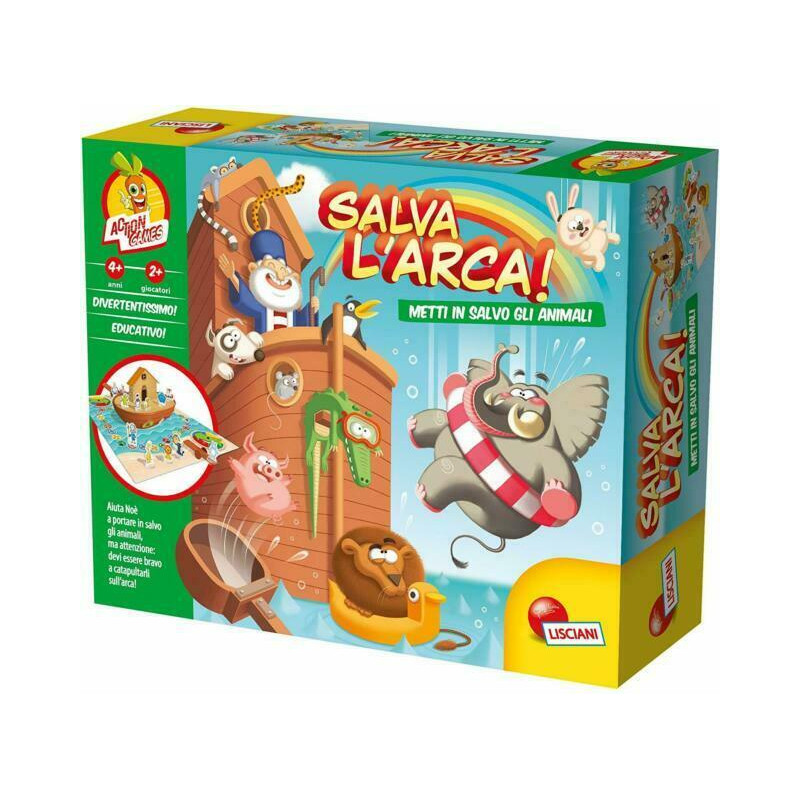 CAROTINA EDU-ACTION SALVA L'ARCA 34X27.5X8CM 4+ANNI 2+GIOCATORI EAN 8008324051700 INGROSSO GIOCHI DI SOCIETA