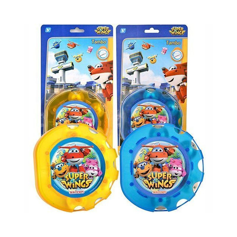 TAMBURELLO SUPER WINGS BONTEMPI +3ANNI CON CIMBALI 155X160X30MM EAN 0047663062747 INGROSSO ACCESSORI MUSICALI