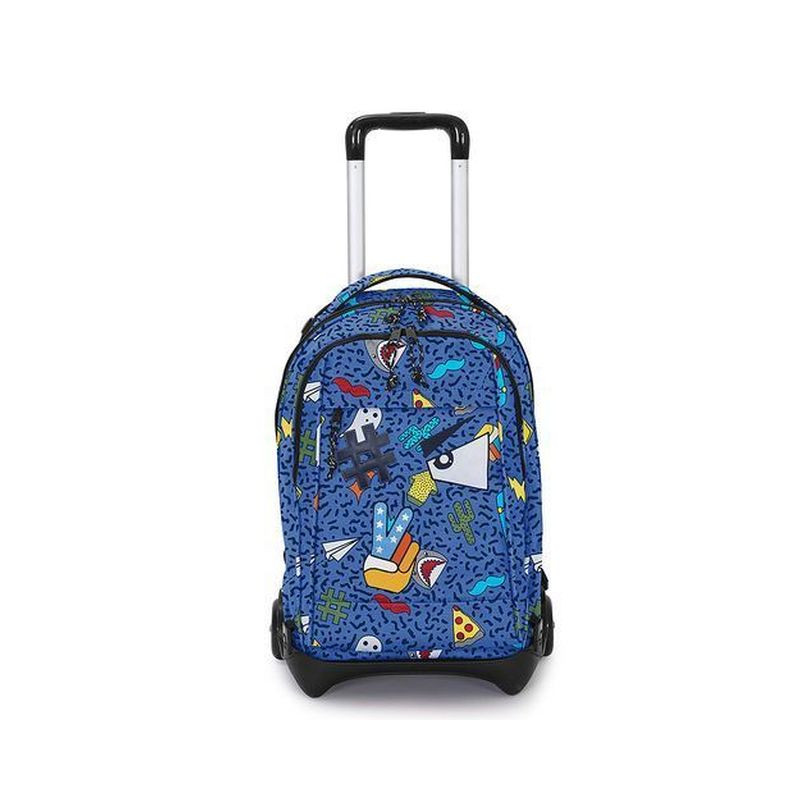 ZAINO TROLLEY PLUG PLUS INVICTA FANTASY 4 SOGGETTI ASS.TI 50X28X36CM 35LT EAN 8011410303799 INGROSSO ZAINI SCUOLA