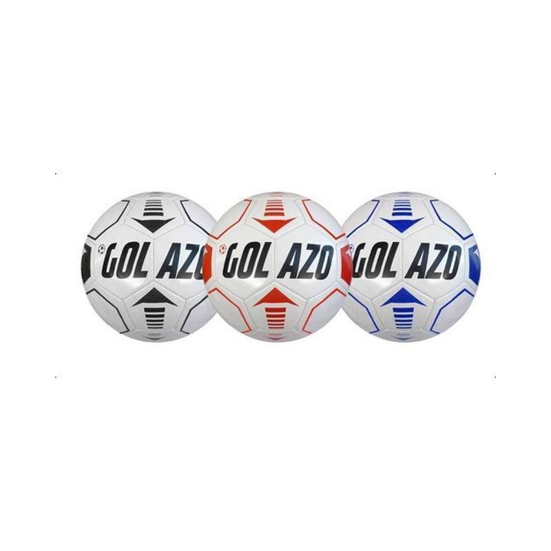 PALLONE CALCIO GOLAZO CUOIO SINTETICO 3 COLORI ASSORTITI SGONFIO EAN 8005586198730 INGROSSO PALLONI CALCIO E VOLLEY