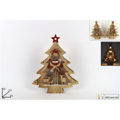 INGROSSO ALBERO LEGNO 30CM SCENA
