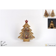 INGROSSO ALBERO LEGNO 22CM SCENA