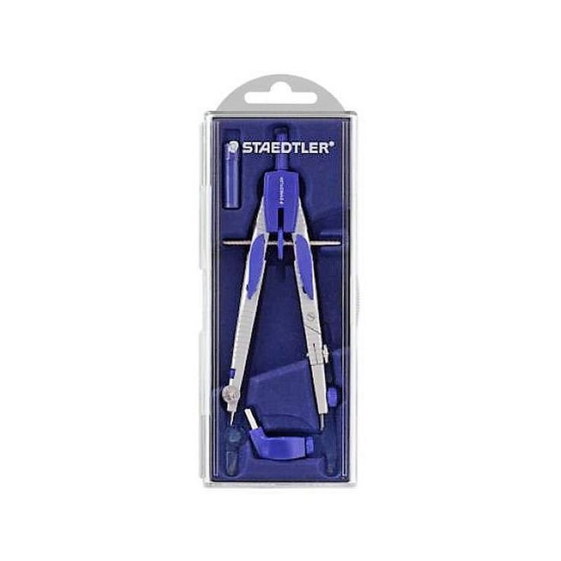 COMPASSO STAEDTLER LEGGERO CON TASTI ASTE SNODATE C/REFOLAZIONE A FRIZIONE EAN 4007817027844 INGROSSO COMPASSI