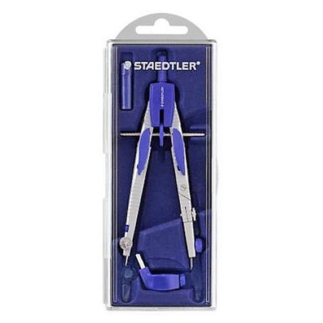 COMPASSO STAEDTLER LEGGERO CON TASTI ASTE SNODATE C/REFOLAZIONE A FRIZIONE EAN 4007817027844 INGROSSO COMPASSI
