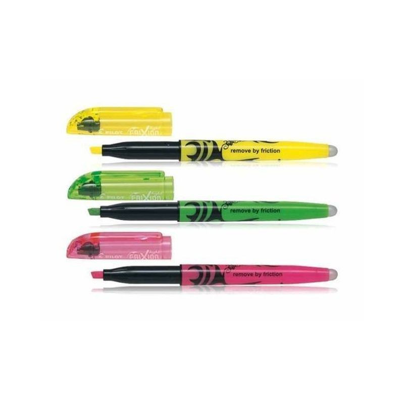 SET 3 EVIDENZIATORI FRIXION LIGHT FUCSIA/GIALLO/VERDE-BLISTER 4.5X14.5X1.5 EAN 4902505436604 INGROSSO EVIDENZIATORI