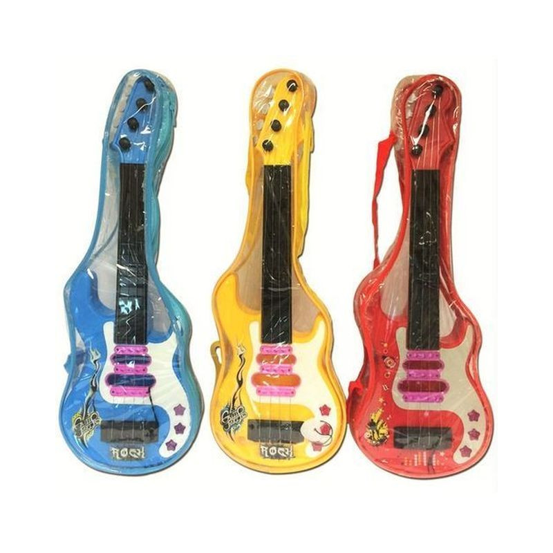 CHITARRA ROCK CON CUSTODIA 42X4X15CM +3A BUSTA RICHIUDIBILE A ZIP EAN 8007632264000 INGROSSO CHITARRE E STRUMENTI A CORDA