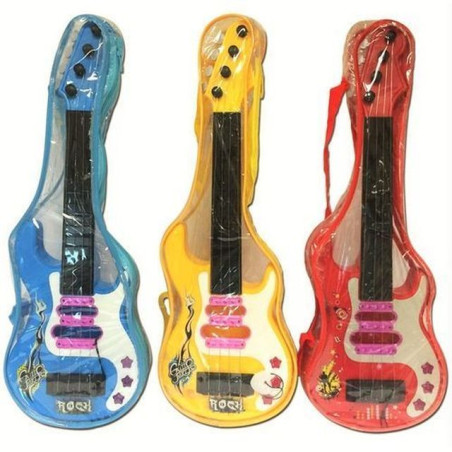CHITARRA ROCK CON CUSTODIA 42X4X15CM +3A BUSTA RICHIUDIBILE A ZIP EAN 8007632264000 INGROSSO CHITARRE E STRUMENTI A CORDA