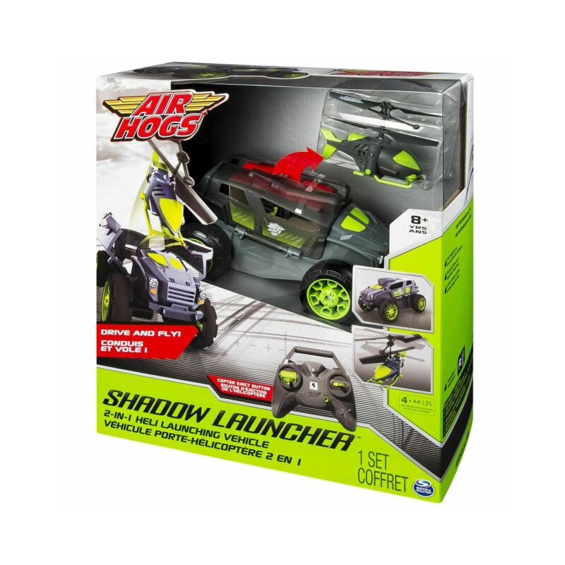 SHADOW LAUNCHER VEICOLO R/C 28X13X30.5CM-CON GIROSCOPIO E 2 CANALI EAN 0778988126448 INGROSSO GIOCATTOLI PER EDICOLA