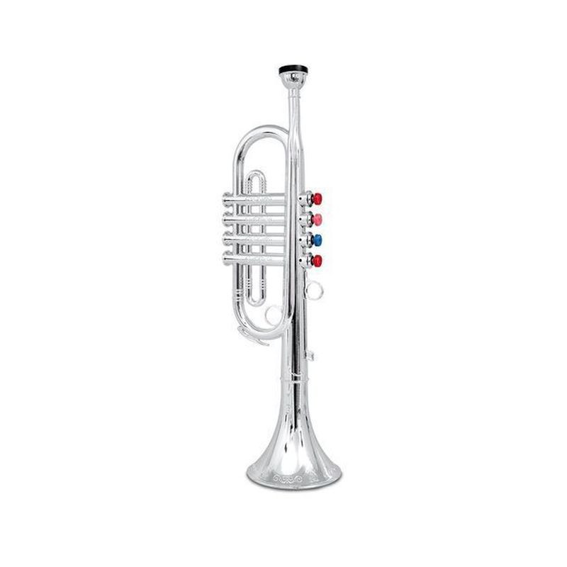 TROMBA CROMATA A 4 PISTONI/NOTE COLORATE 415MM - BONTEMPI - +3ANNI EAN 0047663146676 INGROSSO STRUMENTI A FIATO