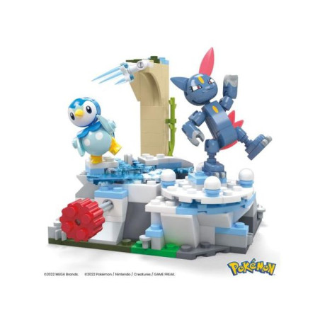 MEGA POKEMON ADVENTURE BUILDER PIPLUP E SNEASEL DIVERTIM EAN 0194735107841 INGROSSO SET PERSONAGGI CARTOON