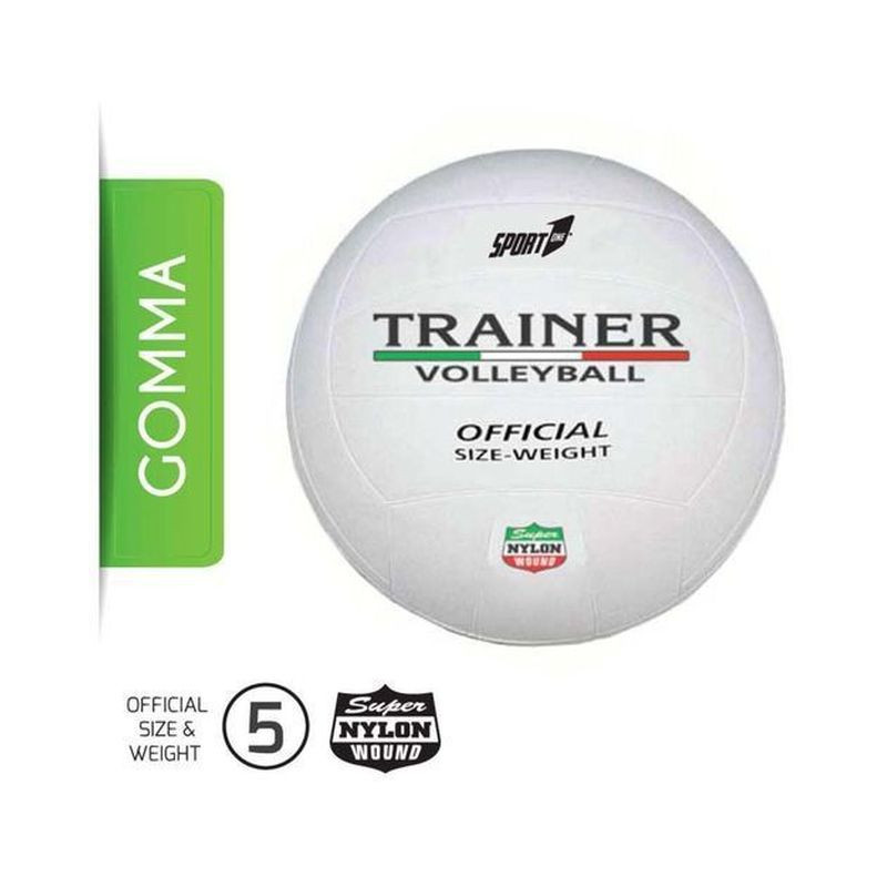 PALLONE VOLLEY TRAINER MISURA 5 GOMMA TERMOSALDATA. INTERNO IN NYLON