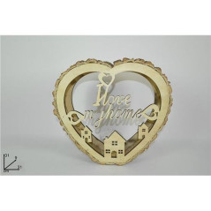 INGROSSO CUORE LEGNO PORTACANDEL