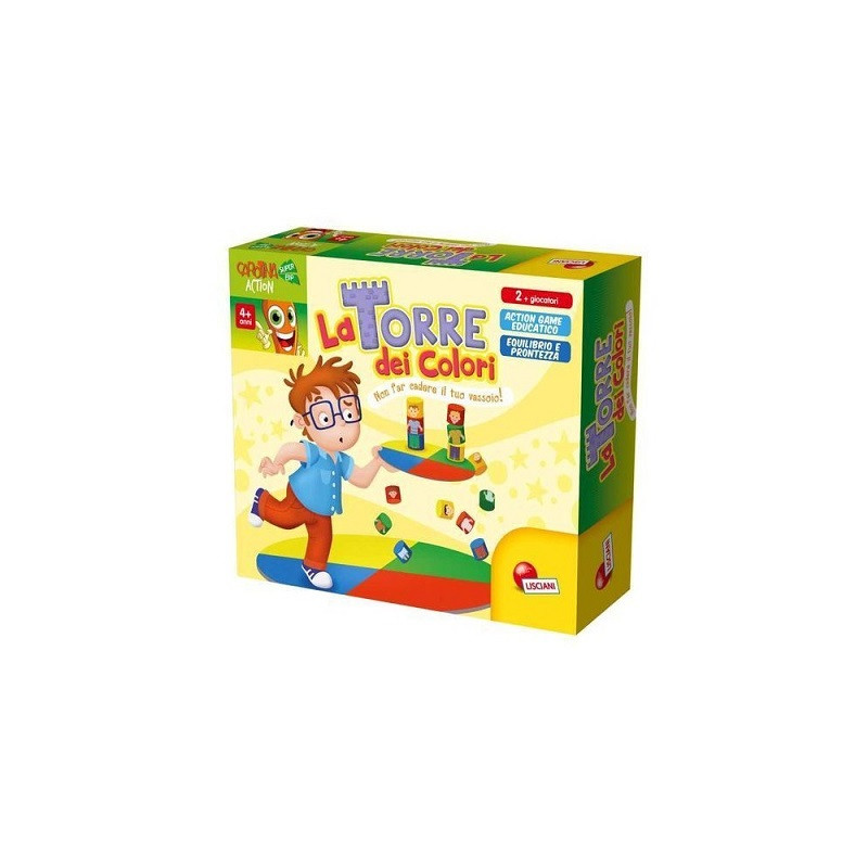 CAROTINA EDU-ACTION LA TORRE DEI COLORI 34X27.5X8CM 4+ANNI 2+GIOCATORI EAN 8008324051724 INGROSSO GIOCHI DI SOCIETA