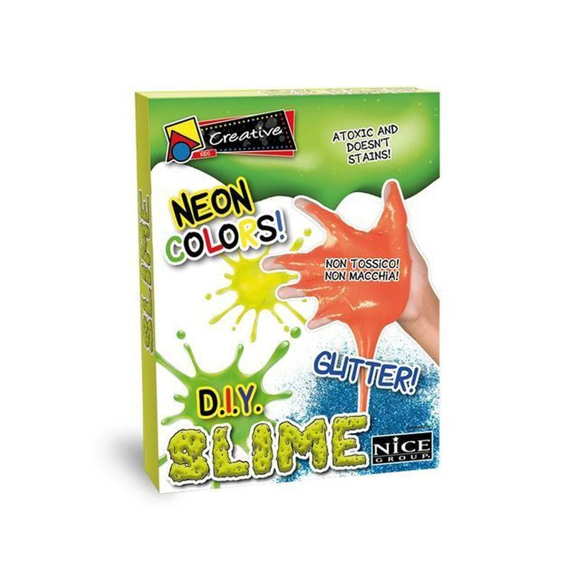 SLIME DIY FAI DA TE SMALL 16X21X4CM CREA SLIME COLORATO E/O GLITTERATO EAN 8056779470072 INGROSSO GIOCHI CREATIVI