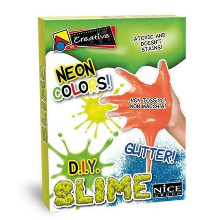 SLIME DIY FAI DA TE SMALL 16X21X4CM CREA SLIME COLORATO E/O GLITTERATO EAN 8056779470072 INGROSSO GIOCHI CREATIVI