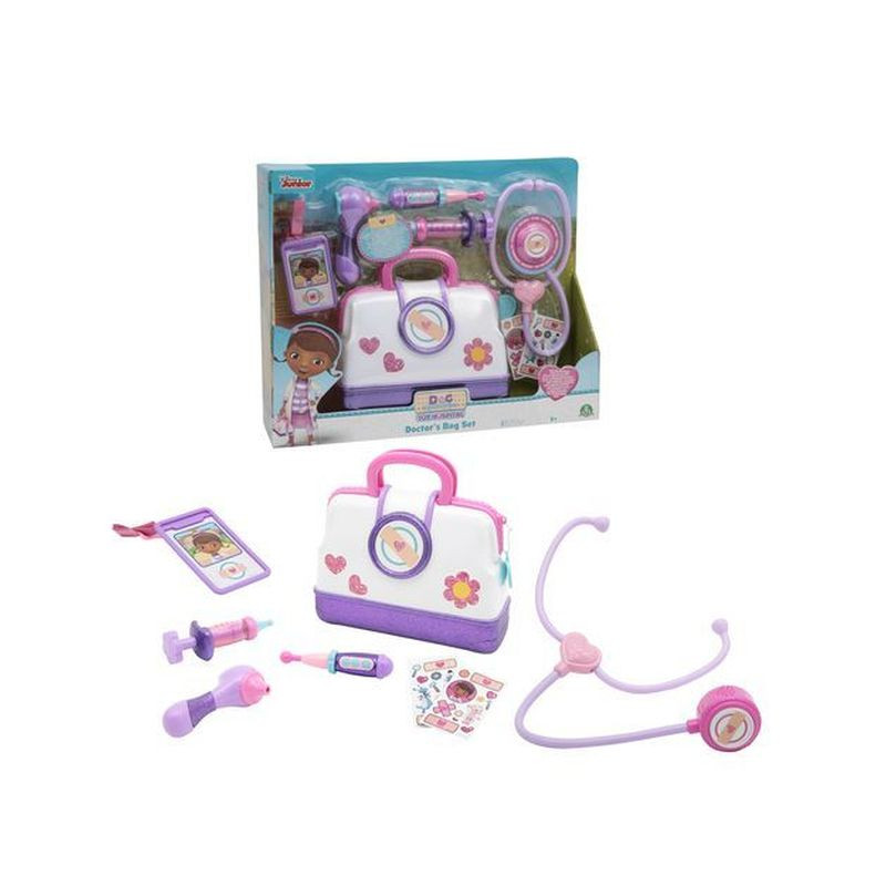 DOTT.SSA PELUCHE SET DOTTORE OSPEDALE +3 32.5X9X41.5CM - CON 8 ACCESSORI EAN 8056379017301 INGROSSO SET PERSONAGGI CARTOON