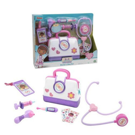 DOTT.SSA PELUCHE SET DOTTORE OSPEDALE +3 32.5X9X41.5CM - CON 8 ACCESSORI EAN 8056379017301 INGROSSO SET PERSONAGGI CARTOON