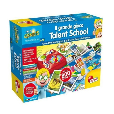 I'M A GENIUS GRANDE GIOCO TALENT SCHOOL 39X28.5X8CM-+6ANNI-2/4 GIOCATORI EAN 8008324056477 INGROSSO GIOCHI CREATIVI