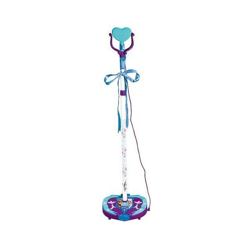 FROZEN MICROFONO C/ASTA 2 BASI MUSICALI ASTA REGOLABILE / CONTROLLO VOLUME EAN 8421134016071 INGROSSO ACCESSORI MUSICALI
