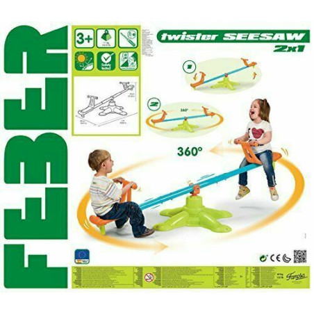 SALI E SCENDI TWISTER SEE-SAW 2X1 C/BARRA DI FERRO RINFORZATA RUOTA 360GRA EAN 8411845003170 INGROSSO GIOCHI DI SOCIETA
