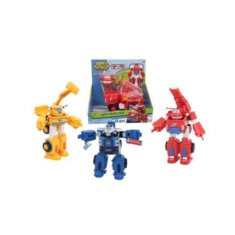SUPERWINGS VEICOLI ROBOT TRASFORMABILI 20.3X13X19.6CM-2MODELLI-C/PERSONAGGIO