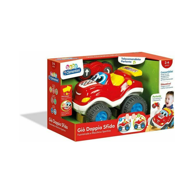 GIO' RADIOCOMANDO DOPPIA SFIDA +2ANNI 17.5X32.5X21CM - TELECOMANDO ELETTRONICO EAN 8005125171965 INGROSSO BABY CLEMENTONI