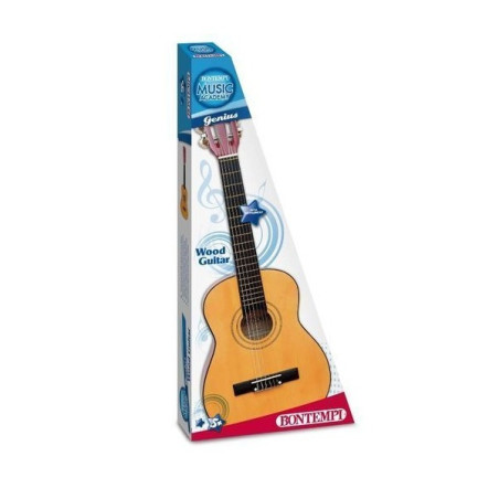 CHITARRA CLASSICA LEGNO 75CM C/TRACOLLA 6 CORDE-ACCORDABILE-BORSA TRASPORTO-5+A
