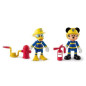 TOPOLINO E PAPERINO SQUADRA DI SOCCORSO 22X19X7CM-+3ANNI-ARTICOLATI C/ACCESSORI
