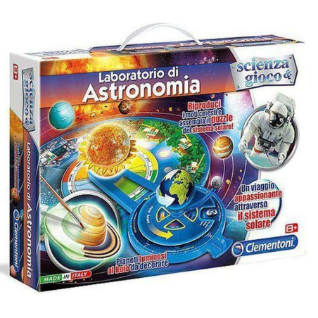 LABORATORIO DI ASTRONOMIA 38.5X28.5X8CM MODELLO 3D-SI ILLUMINANO AL BUIO-+8ANNI