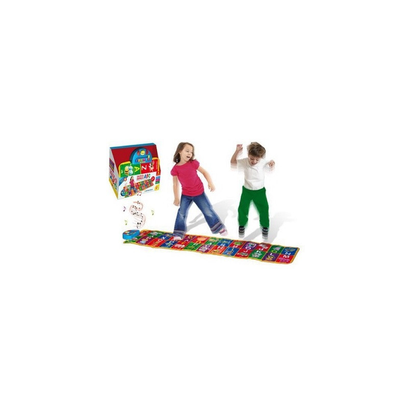 CAROTINA TAPPETO 150X40cm SALTA E IMPARA MATERIALE ANTISCIVOLO 6FUNZIONI PILE INC EAN 8008324032457 INGROSSO GIOCHI CREATIVI