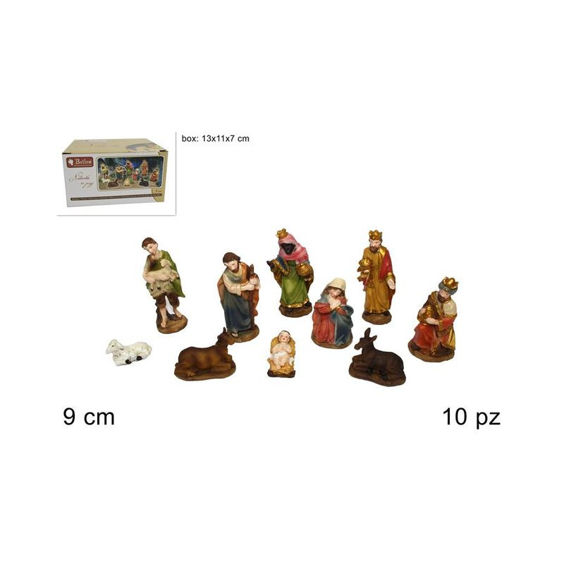NATIVITA' CM.9 PZ.10 EAN 8033113302107 INGROSSO PERSONAGGI PER IL PRESEPE E ANIMALI NATIVITA' CM.9 PZ.10 EAN 8033113302107 INGROSSO PERSONAGGI PER IL PRESEPE E ANIMALI
