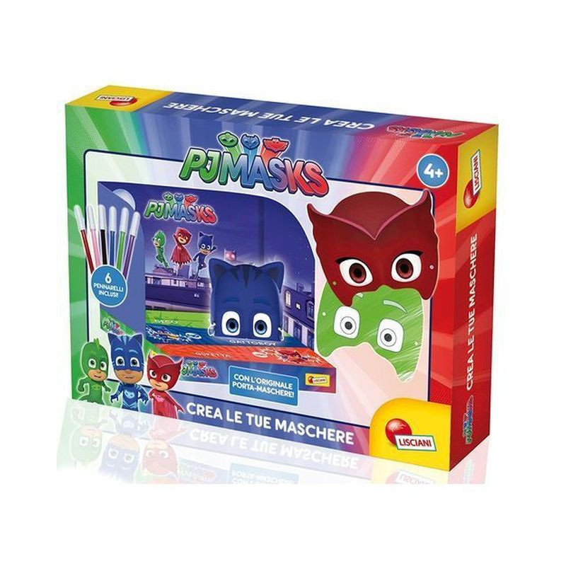 PJ MASKS CREA LE TUE MASCHERE +4ANNI 5X25.5X34.5CM - LISCIANI GIOCHI EAN 8008324062997 INGROSSO GIOCHI CREATIVI