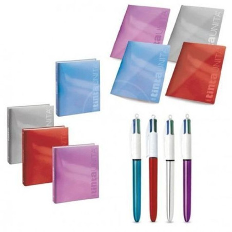 TRIS RACOGLITORI COLOUR CODE ARCHIVIO EAN 8011410441835 INGROSSO COPERTINE AD ANELLI
