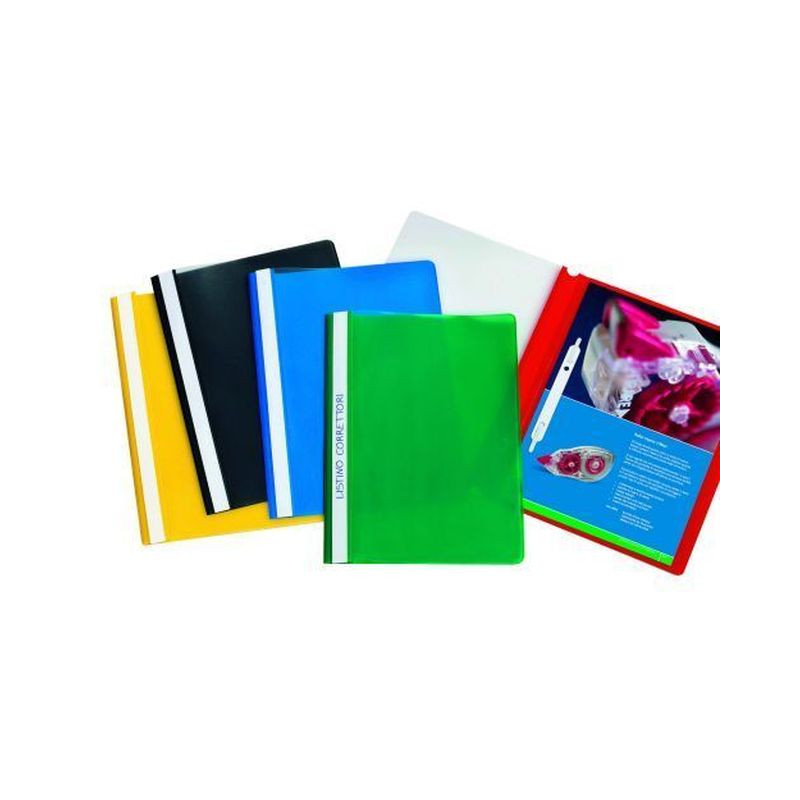 CARTELLINA CON PRESSINO C.10 EAN 8007509250310 INGROSSO COPERTINE AD ANELLI