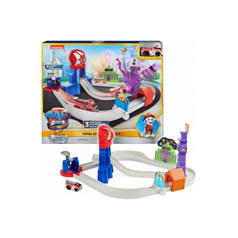 PAW PATROL TOTAL CITY RESCUE SET 6061056 EAN 0778988338766 INGROSSO SET PERSONAGGI CARTOON