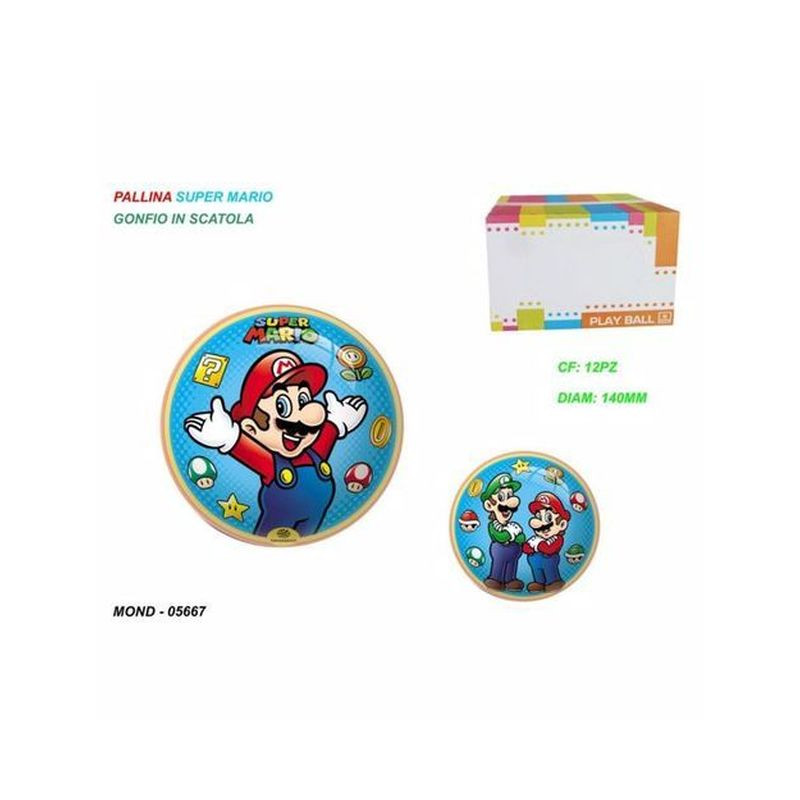 PALLONE D.140CM SUPER MARIO BIO EAN 8001011056675 INGROSSO PALLONI CALCIO E VOLLEY