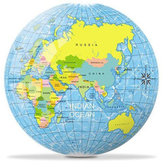 INGROSSO PALLONE MAPPAMONDO GEOG