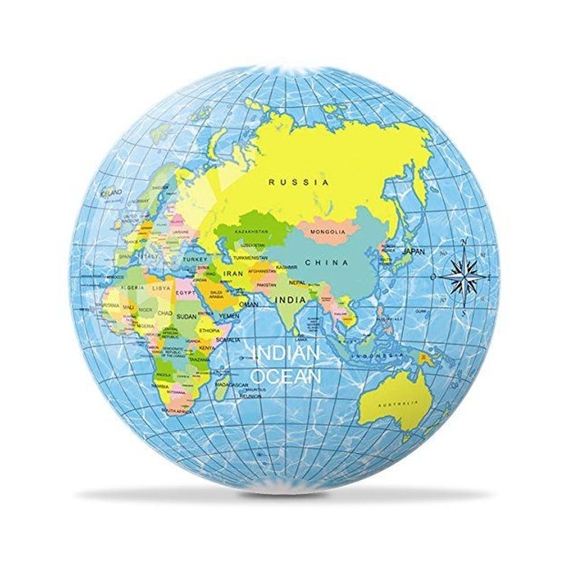 PALLONE MAPPAMONDO GEOGRAFICO D.230 EAN 8001011064564 INGROSSO PALLONI CALCIO E VOLLEY