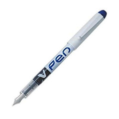 INGROSSO PILOT V-PEN SILVER NERO