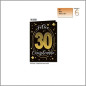 BIGLIETTO NUMERO 30 STELLA E CERCHI EAN 8001608380015 INGROSSO BIGLIETTI COMPLEANNO