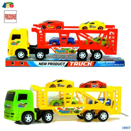 BISARCA FRIZIONE 4 AUTO COLORI ASSORTITI EAN 8055742229419 INGROSSO MODELLINI AUTO A FRIZIONE