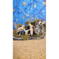 COPPIA TAGLIALEGNA IN MOV. ART.AA826 EAN 8024949118260 INGROSSO ARTICOLI PRESEPE CON MOVIMENTO