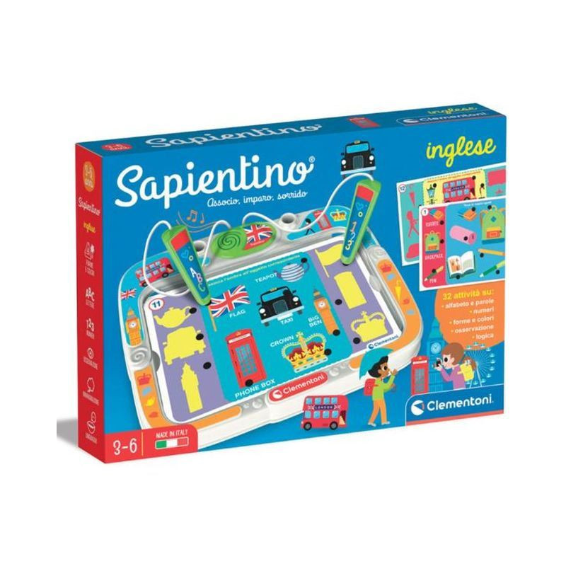 SAPIENTINO SPINOTTO PRIMO INGLESE EAN 8005125163878 INGROSSO GIOCHI SAPIENTINO