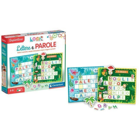 SAPIENTINO LOGIC LETTERE E PAROLE EAN 8005125164646 INGROSSO GIOCHI SAPIENTINO