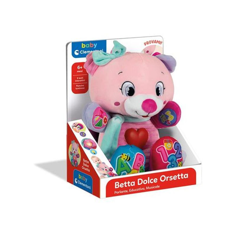 BETTA DOLCE ORSETTA 16X26,5X32CM +6MESI EAN 8005125173990 INGROSSO BABY CLEMENTONI