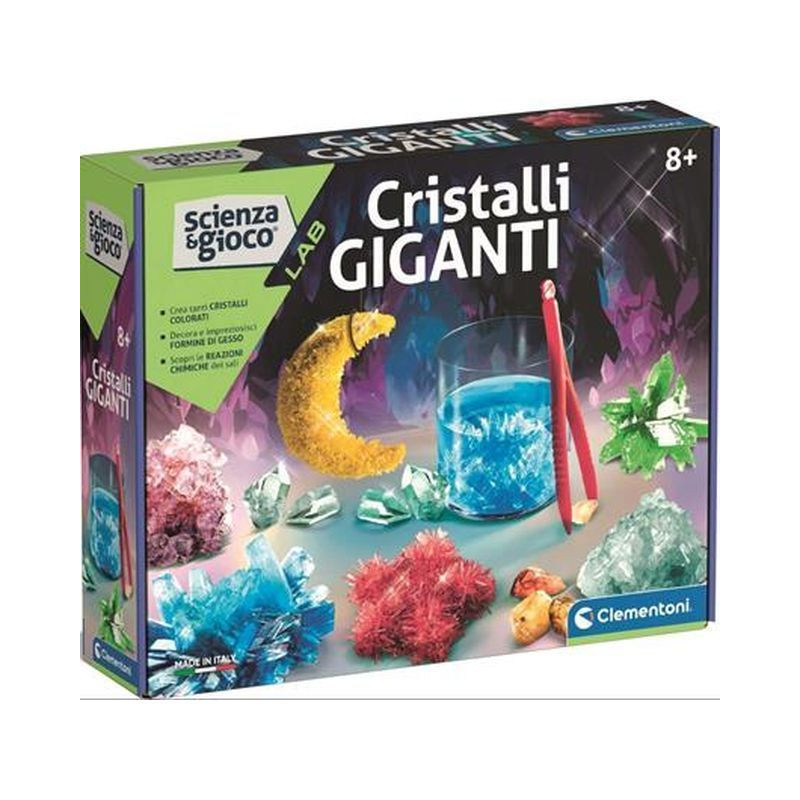 CRISTALLI GIGANTI EAN 8005125192328 INGROSSO SCIENZA E GIOCO CLEMENTONI